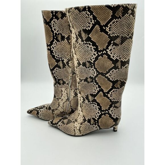 Nakedvice Women The Stacey Boot Shoes Snake 5 - Picture 2 of 3